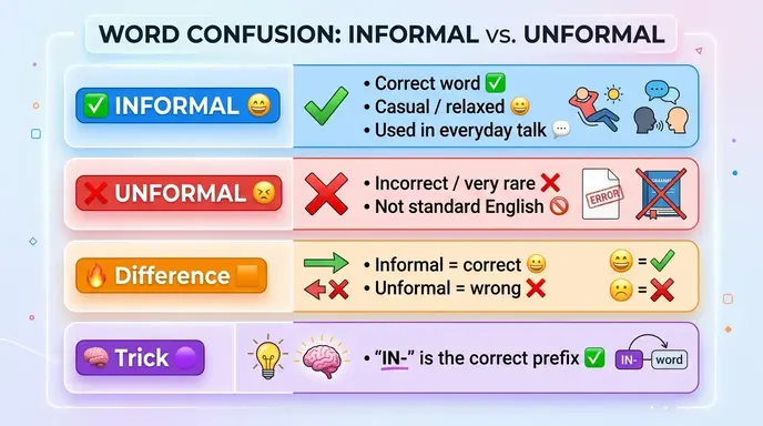 unformal or informal