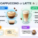 cappuccino or latte