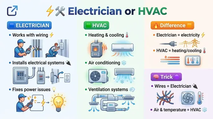 electrician or hvac
