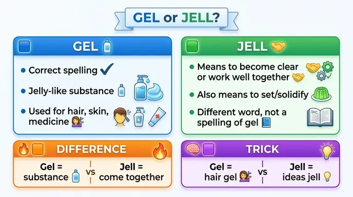 jell or gel