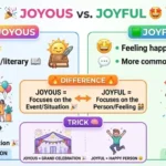 joyous or joyful