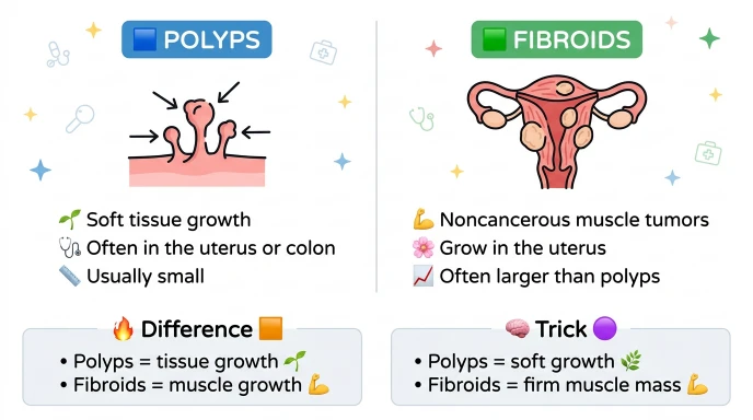 polyps or fibroids