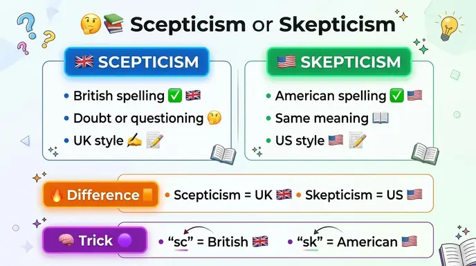 scepticism or skepticism