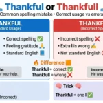 thankful or thankfull