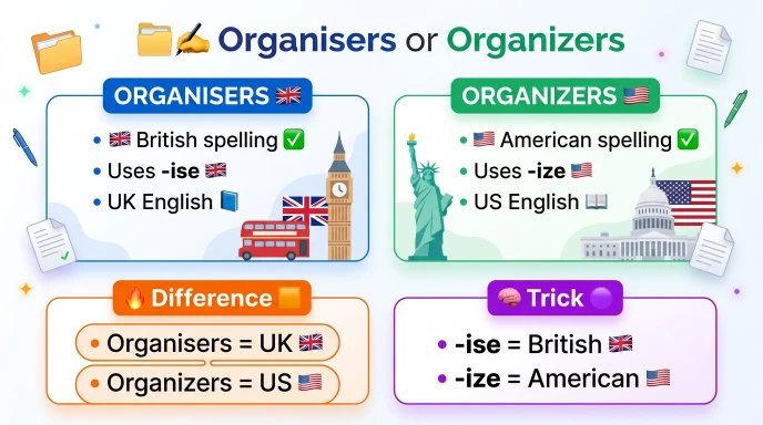 organisers or organizers