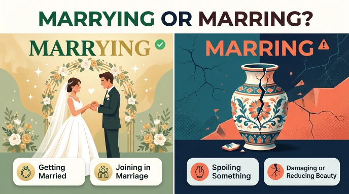marrying or marring